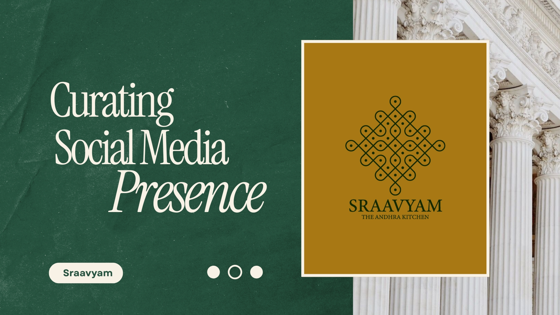 Sraavyam — Curating Social Media Presence